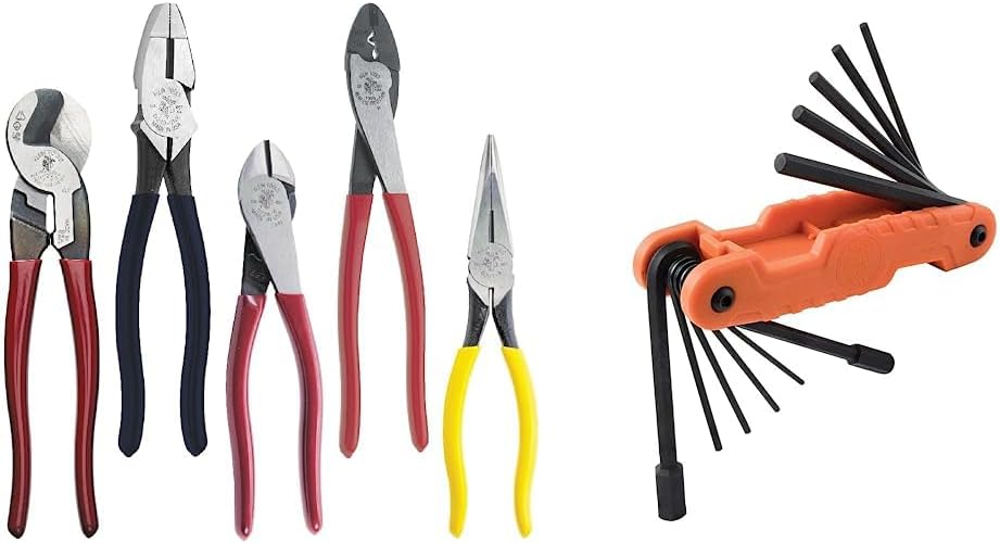 Dipped Plier Kit & Hex Key Set (5-pcs) Klein Tools