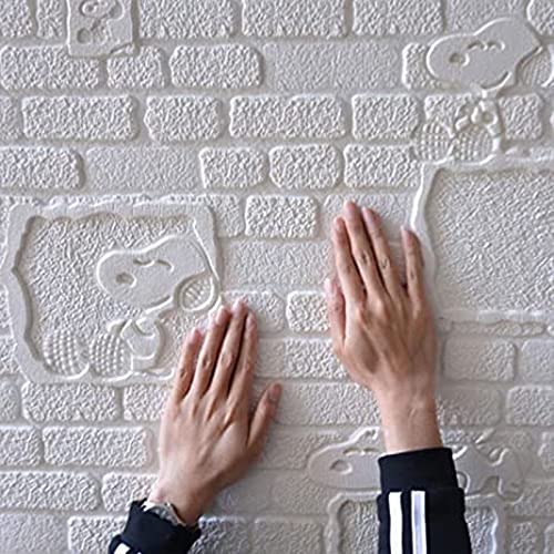Papier Peint en Briques 3D Imperméable pour Rénovation Murale