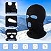 FANELIK 3-Hole Knitted Full Face Cover Ski Mask, Winter Balaclava Warm Knit Full Face Mask for Outdoor Sports