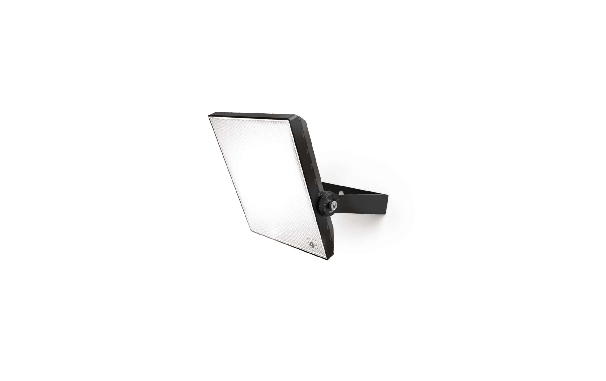 4lite Outdoor Floodlight (Black) IP65 Rated LED Integrated 10W Flood Light - 4L2/1000-4Yr Guarantee
