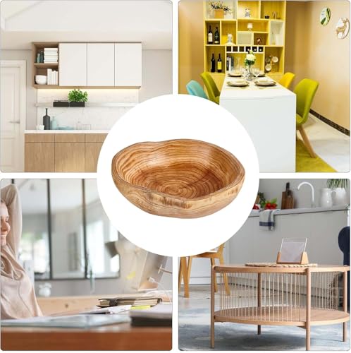 Saladier en bois polyvalent idéal comme centre de table de salon moderne - 7