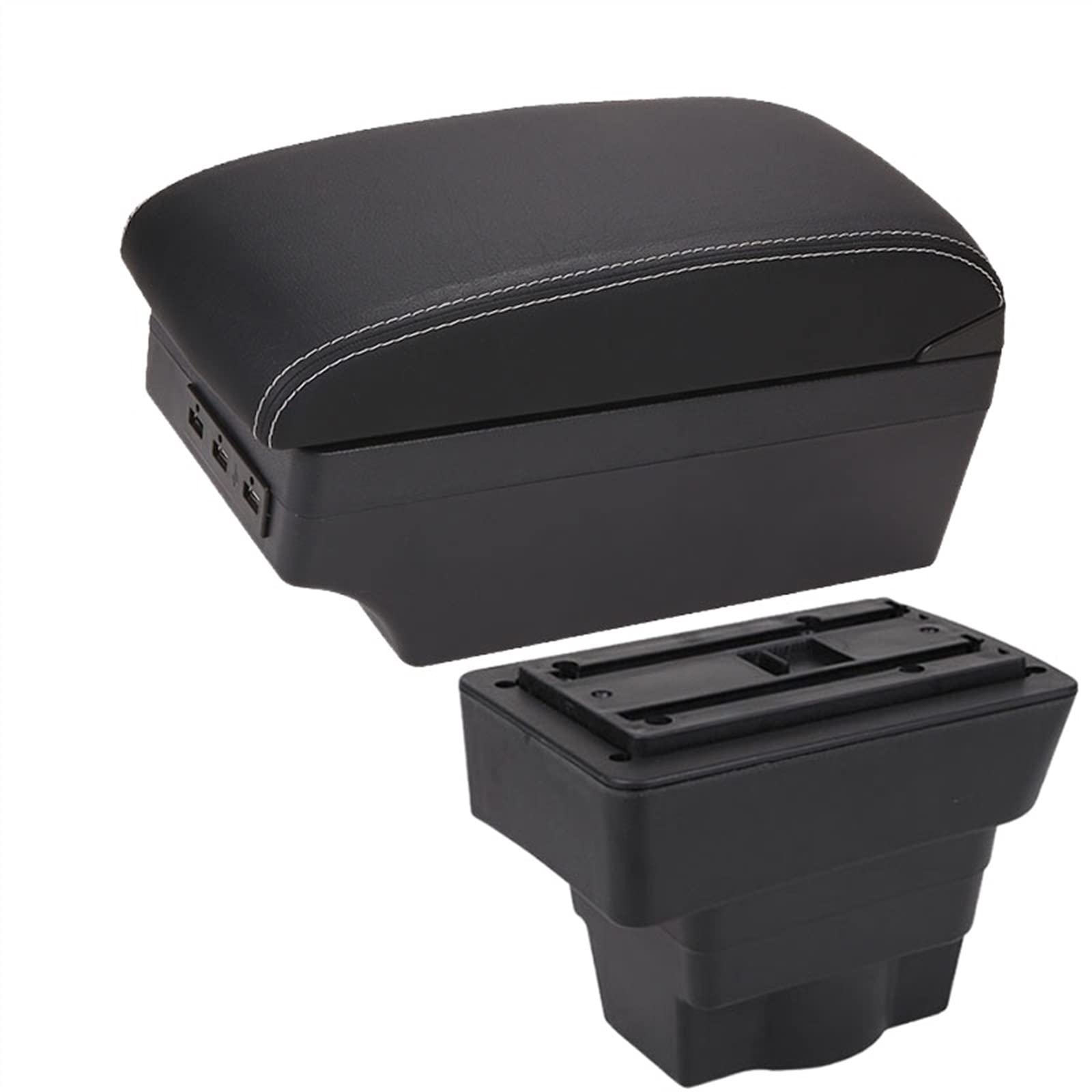 For Opel For Astra J Car Armrest Box Retrofit Parts Car Armrest Center Storage Box Interior Details Car Accessories USB(A3 7USB)