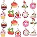 30PCS Strawberry Birthday Hanging Swirl Decorations, Strawberry Fruit Theme Party Decorations, Sweet Berry Shortcake Decor for First 1st Birthday Baby Shower Party Supplies