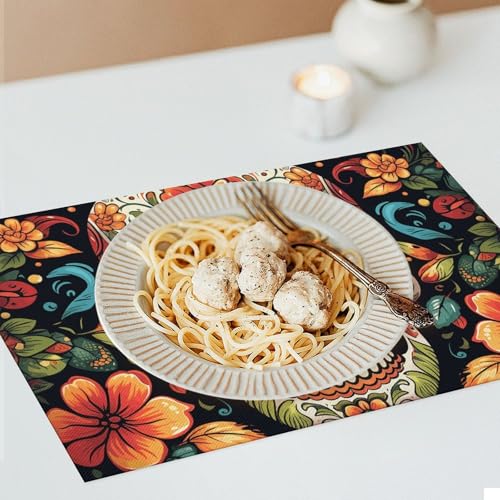 Set de table PVC lavable antidérapant et imperméable de cuisine - 8