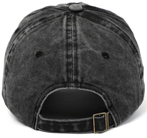 Image of XYIYI Vintage Washed Distressed Baseball Cap Adjustable Cotton Dad Hat for Women Men