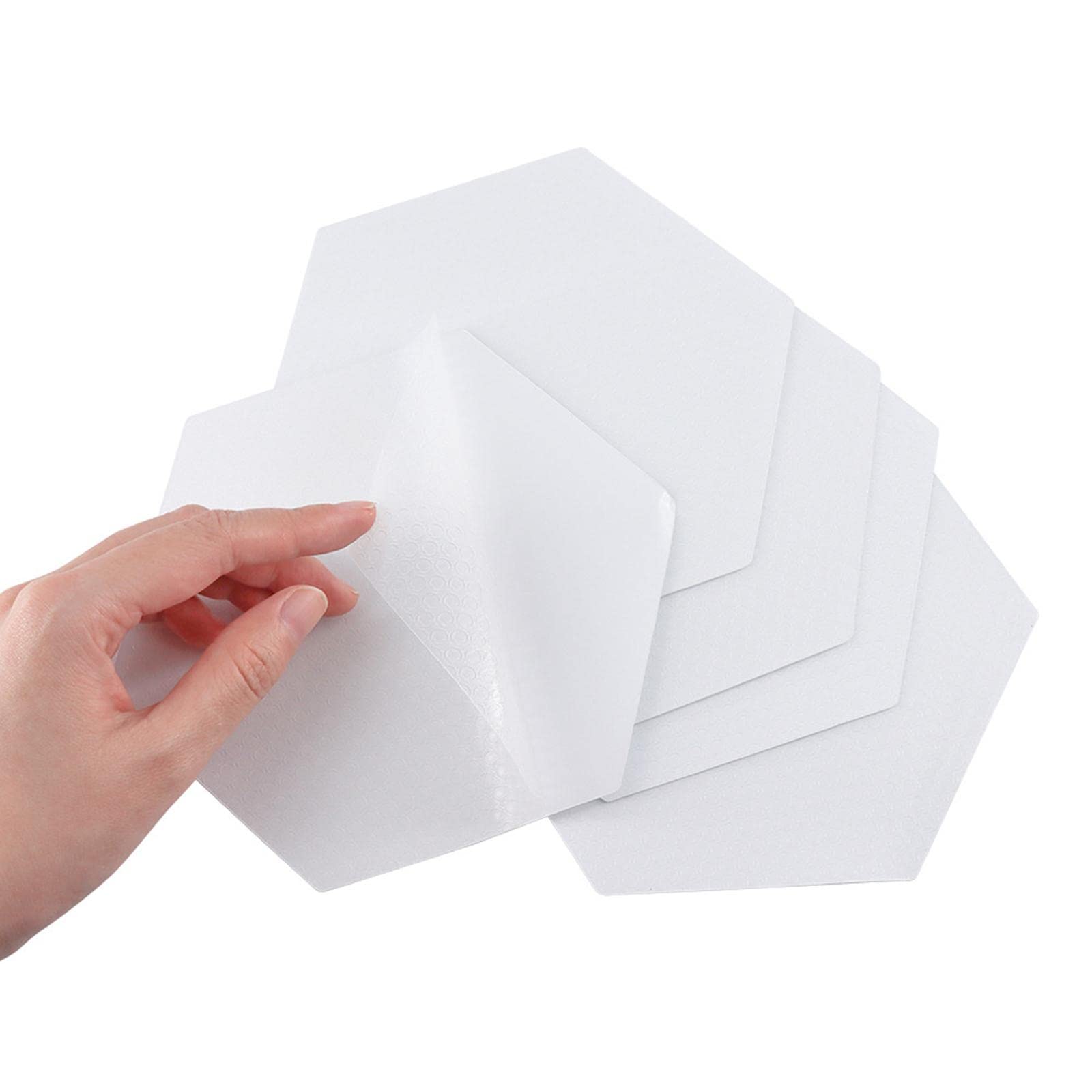 LOVIVER Hexagon Surfboard Traction Pads Tapis antidérapant Surf Adhésif Pads pour Paddle Board Surf Équipement Blanc