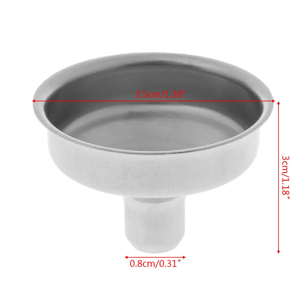 Stainless Steel Small Funnel Food Grade Safe Dishwasher Safe Filting for Outdoor Traveling Camping Barbecue Gadget