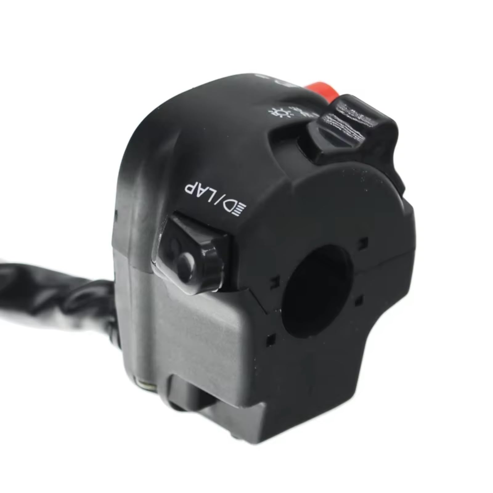 Interruttore Di Controllo Del Manubrio Motociclo Da 22Mm L'avvio Della Luce Fendinebbia Elettrico Pulsante Clacson Moto Universale Comando Manubrio(LeftRight)