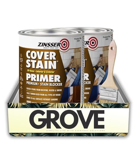 2x Zinsser Cover Stain White Oil-Based Kilz Primer and Sealer