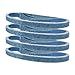 1/2 Inch X 18 Inch Sanding Belts, 4 each of 40/60/80/120 Grits, Blue Belt Sander Tool for Woodworking, Metal Polishing, Zirconia Sanding Belts (16 Pack)