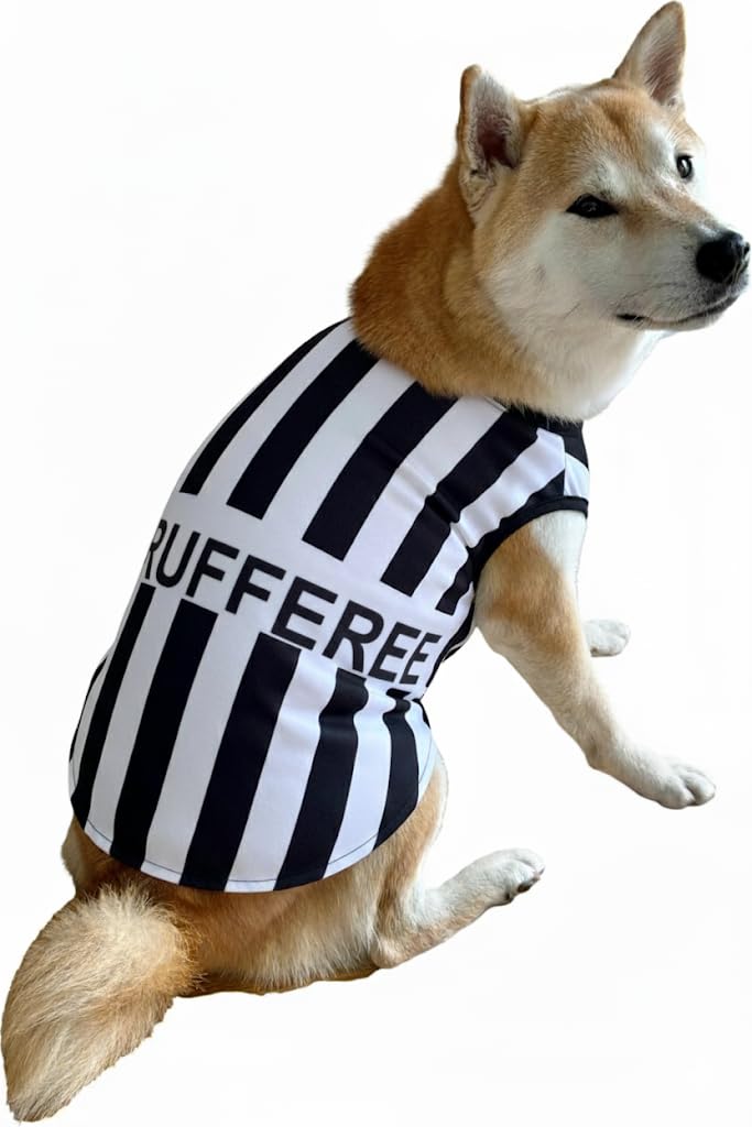 ComfyCamper Black and White Referee Cape Costume