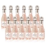 Freixenet Italian Sparkling Rosé Wine Mini Bottles (12 x 20cl) Elegant Blush Rosé (ABV 11.0%) Fruity Sparkling Wine Gift Set for Women | Iconic Pink Fizz | Rose Wine Case of 12 | Made in Italy