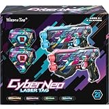Laser Tag Guns with Vests Set of 2, Lazer Tag Game for Kids, Teens & Adults, Fun Outdoor Teenage Game & Activities, Gift for Teenage Ages 8 9 10 11 12+Year Old Boy & Girls