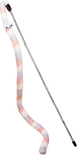 QWINEE Juguetes de varita para gatos, juguete interactivo para gatos, juguetes para gatos de interior, juguetes interactivos para gatito,