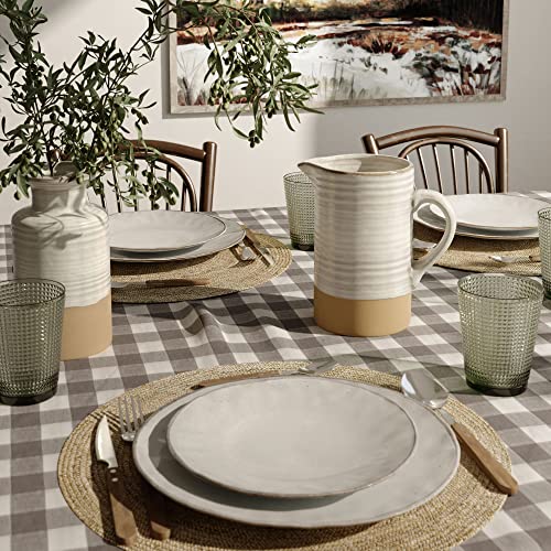 Barnyard Designs BY-011 1.5 Quart White Ceramic Pitcher thumb #2