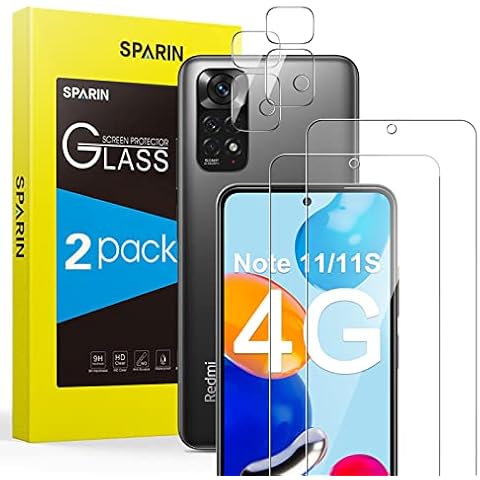 SPARIN Verre Trempé pour Redmi Note 11/11S Cover