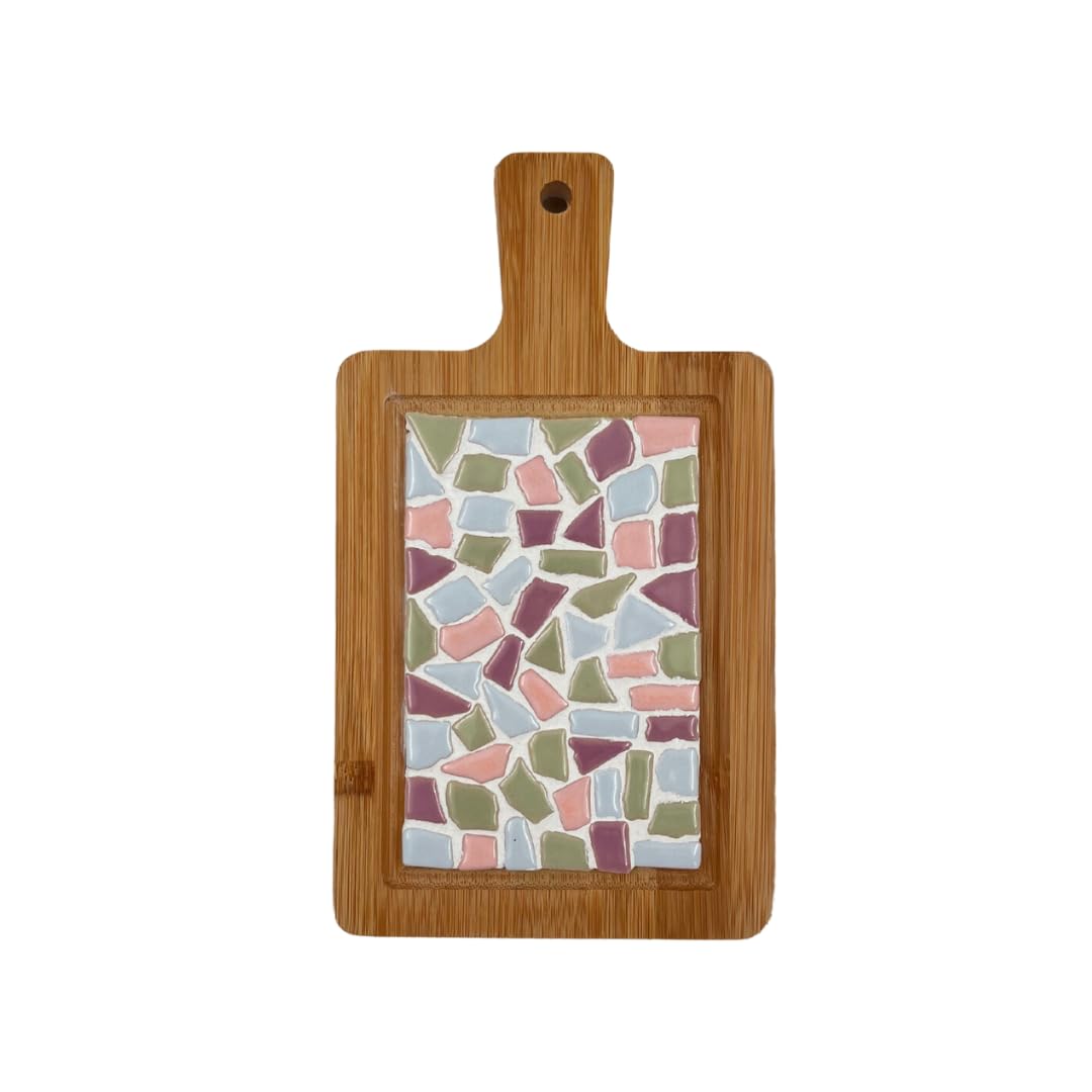 Little Creations Craft Kit Mosaic Serving Board - 20 cm Pastel Mix