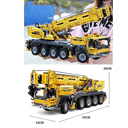 Technik Ferngesteuert Kran LKW Bausteine, Mould 13107, Kranwagen Bausteine mit Motors and Ferngesteuert, Klemmbausteine… – Bild 8