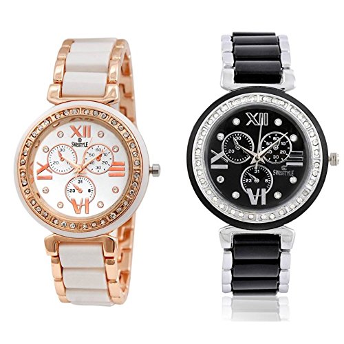 SWISSTYLE Analogue Display White Dial Womens Watch Combo (B01N7IPLHJ) Amazon Price History, Amazon Price Tracker