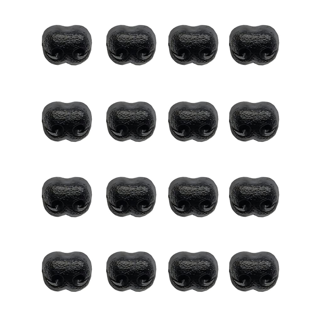 TJCGCKK 50 PCS Plastic Safety Stuffed Noses Craft Doll DIY Nose Doll Making Supplies with Washers for Crochet Toy 8mm