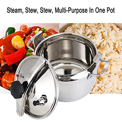 Commercial-Quick-High-Pressure-Cooking-Pot304-Stainless-Steel-Large-Capacity-Explosion-Proof-Pressure-Cooker-Suitable-for-Induction-Cooker-GasSilver-18L
