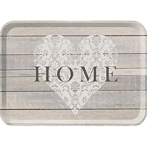 Creative Tops 5166070 Everyday Home Large Melamine Serving Tray by , 38.5cm x 27.5cm x 1cm , Grey Cover