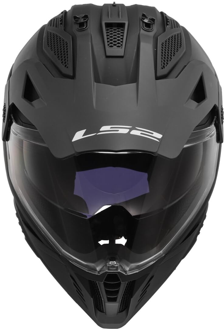 LS2 Unisex Pioneer II Noir Mat Motocrosshelme