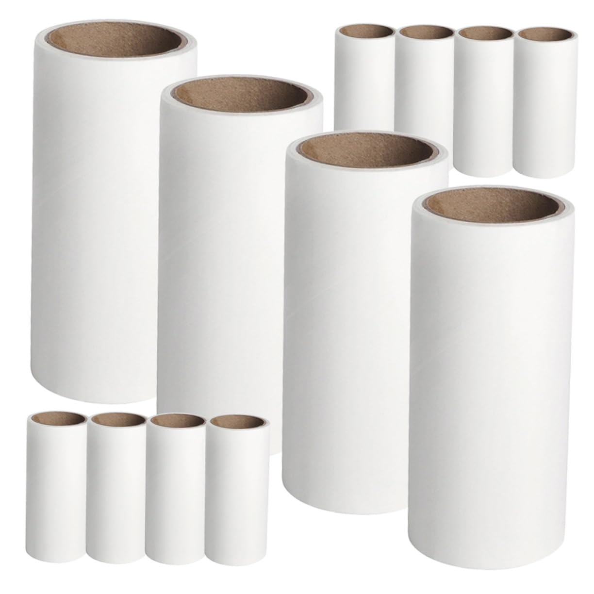 16 Piezas Rodillo Quitapelusas Adhesivo Recargable Eliminador Portátil de Pelo Animal para Ropa Alfombras y Muebles Multiusos y Duradero Práctico para Doméstico