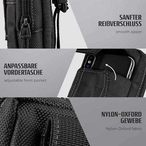 Étui Poco X7 extérieur idéal pour la randonnée et le camping avec fixation EDC