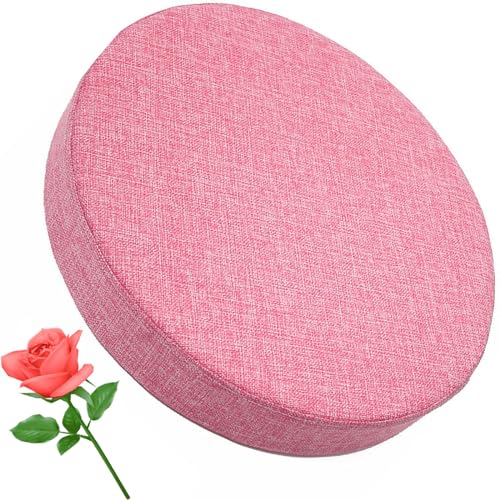 HYGPP 13/15/17/19 inch Round Seat Chair Stool Cushion Pad Foam Cushion Anti Slip Soft and Comfortable Office Round Cushion, Washable(A12,17x3in)