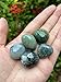 GAF TREASURES 5 Pcs Moss Agate Tumbled Stones, Polished Natural Moss Agate Gemstone, Moss Agate Healing Crystals (Moss Agate)