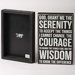 Primitivesbykathyserenityprayerboxsign Urban Country Home Decor Primitives by kathy serenity prayer box sign urban country home decor