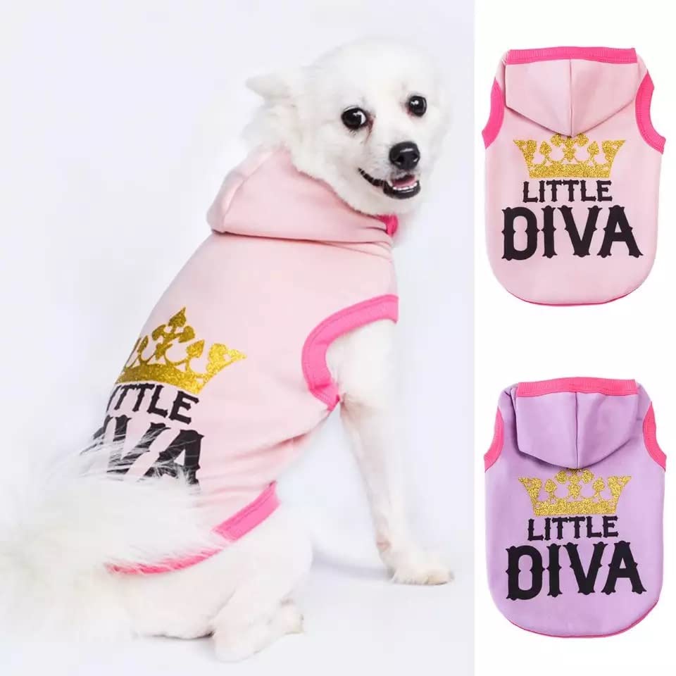 See full amazon price history chart for PETANGEL 2 Pcs Polycotton Fleece Small Dog Hoodie | Spring and Autumn Casual Little Diva Hoodie for Small Dogs, Puppies Cats, Girl Dog Clothes Sweater Winter Sweatshirt Cotton Hoodie (Size: L) PETANGEL 2 Pcs Polycotton Fleece Small Dog Hoodie | Spring and Autumn Casual Little Diva Hoodie for Small Dogs, Puppies Cats, Girl Dog Clothes Sweater Winter Sweatshirt Cotton Hoodie (Size: L) (B0BB795QGR) Amazon Price History, Amazon Price Tracker
