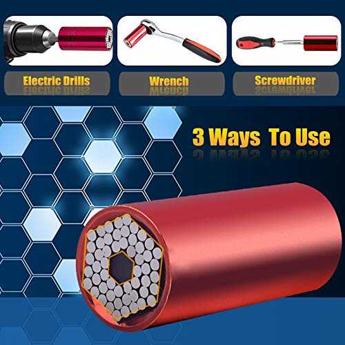 Presa universale, 2 confezioni da 1/4 a 3/4