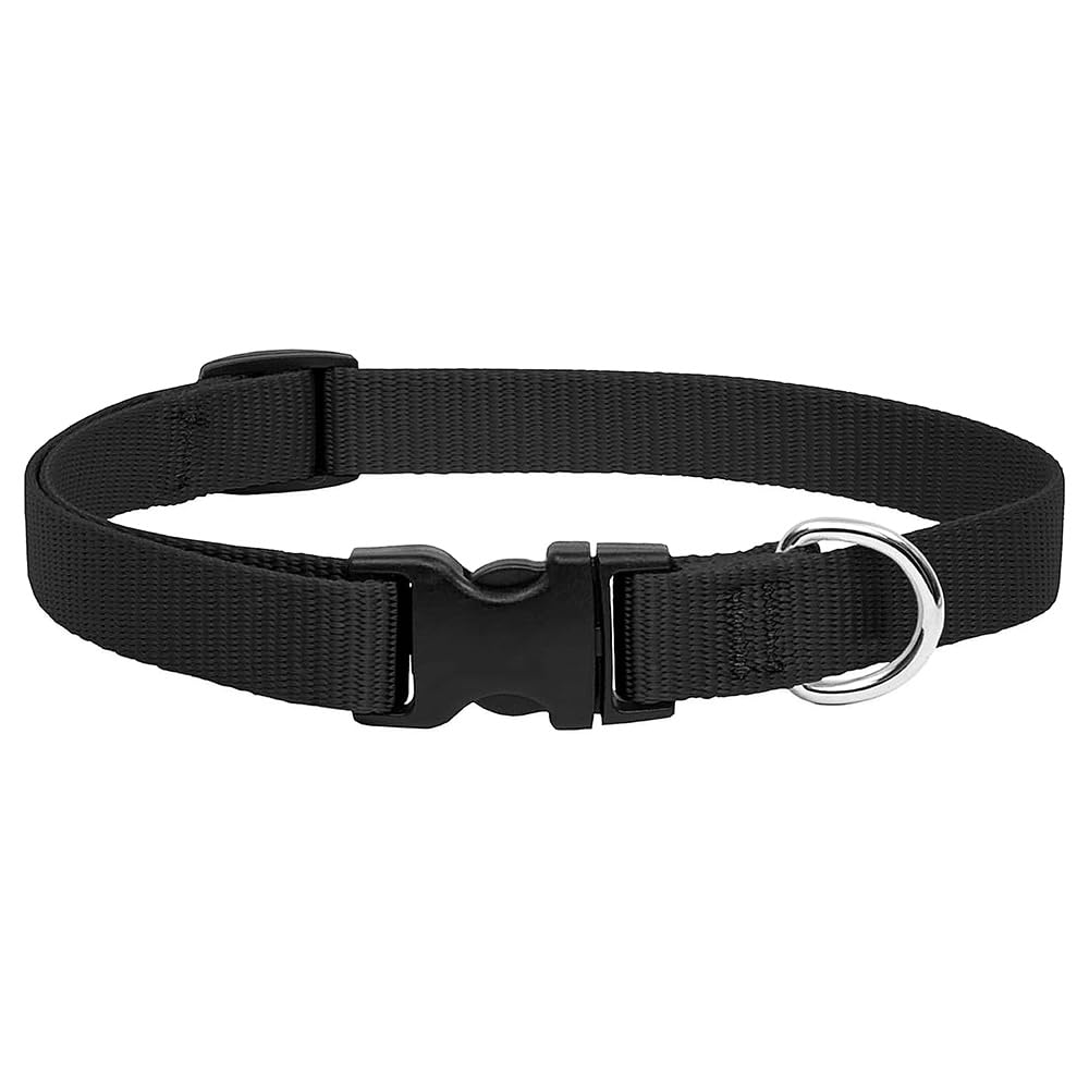ieron Adjustable Nylon Goat Collars with Bell, Anti-Lost Pet Collars for Small Farm Animal Goat Sheep Cow-Black