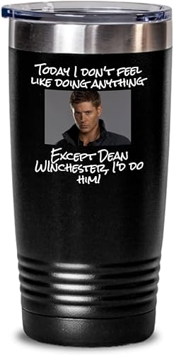 Miniatura 4 de Taza de café con texto en inglés "I'd do Him Dean Winchester Dean Winchester, idea de regalo para fanáticos sobrenaturales Winchester Brothers Dean
