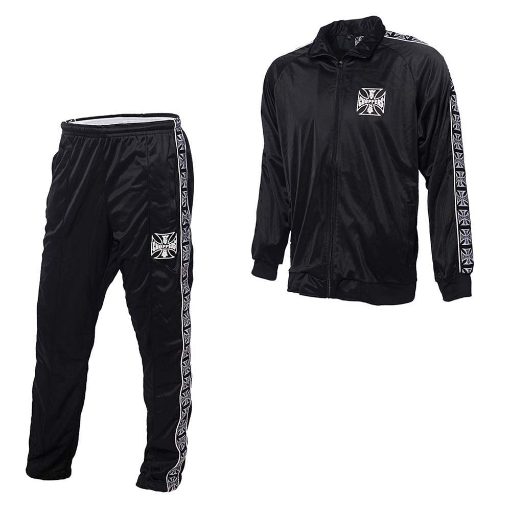 West Coast Choppers Men's Black Track Pants Og Size:xl, Color: