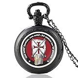 das Erntedankfest ZDANG Templer bestellen Kreuz Design Glas Cabochon Quarz Vintage Taschenuhr Männer Frauen Anhänger Klassische Kette Stunden Uhr   EIN Geschenk für Kind