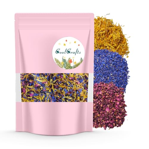 Dried Flower Petals Blend for Cake Decorations & Crafts