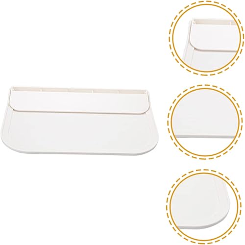 Miniatura 7 de ARTIBETTER 2 estantes plegables de plástico, estantes plegables, estantes de pared de plástico, estante de pared de plástico, estante de cocina,