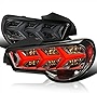 SPEC-D TUNING Smoke LED Tail Brake Lights+Sequential LED Signal Compatible with 2013-2016 Scion FR-S , 2013-2016 Subaru BRZ , Left + Right Pair Assembly