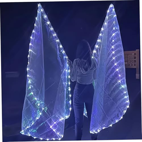 Drapeau LED de danse culte à double usage effet blanc transparent
