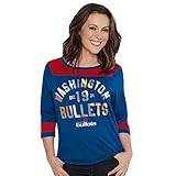 NBA Washington Bullets Kick-Off Tee, Large, Royal