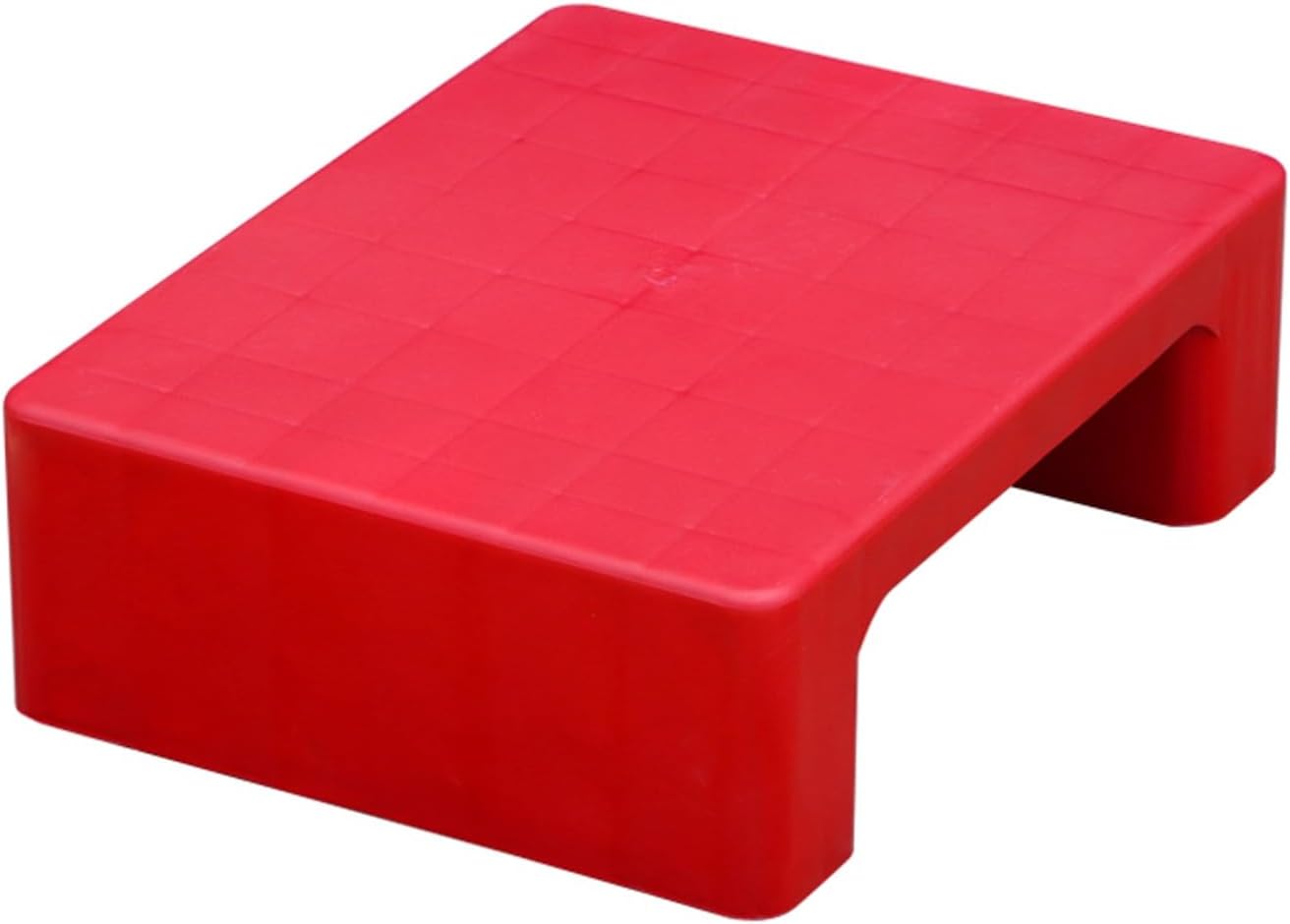 Plastic Pallets for Basement Storage, Waterproof Grid Ventilation Grid Pad, Lightweight Floor Pallets Display Pallets for Garage Cold Warehouse Factory, Capacity 800kg(Red)