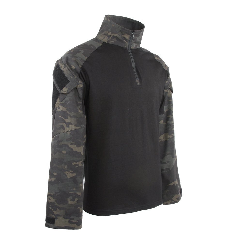 EXCELLENT ELITE SPANKER Men's Long Sleeve Tactical T-Shirt Camouflage Outdoor Combat Sport Top