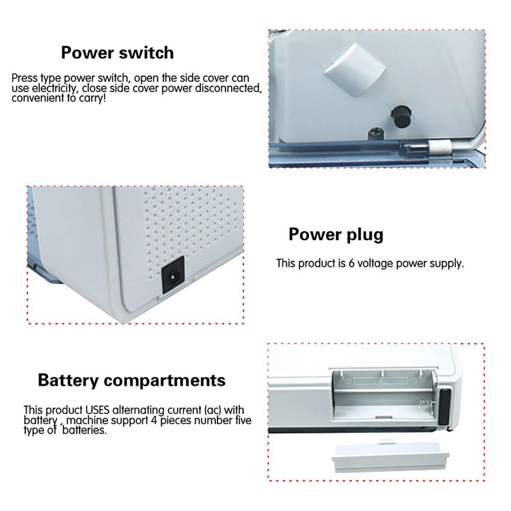 Macchina conteggio denaro, contatore banconote portatile con display a LED, contatore di valuta con modalità batch per un facile conteggio delle banconote