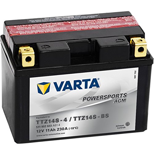 Varta 511902023A514 Batería de arranque, de plomo y acido, para motocicleta