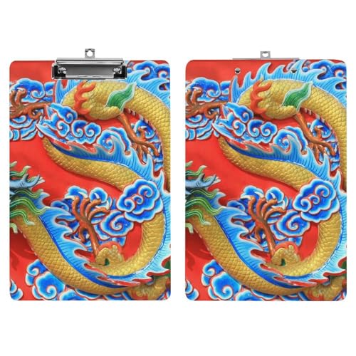 Clipboard dragon avec pince A4 pour organiser vos documents de bureau - 7