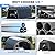 WELYAS Carport 12x20 ft Heavy Duty w/Translucent Roof, All-Season Waterproof UV Protected Outdoor Car Ports w/Reinforced Metal Frame Ventilated Doors,Portable Garage Car Shelter for Boat Truck Yacht