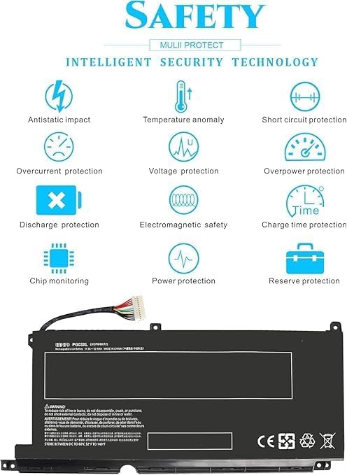 Image of Laptrix PG03XL L48495-005 Laptop Battery Compatible for HP Pavilion Gaming 15-dk0 15-dk1 15-dk2 PG03052 HSTNN-DB9G L48430-AC2 HSTNN-0B1I HSTNN-OB1I PG03052XL